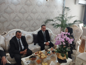 Vətən müharibəsi şəhidi Əsəd Əsədlinin ailəsi ziyarət olunub - 23.07.2025