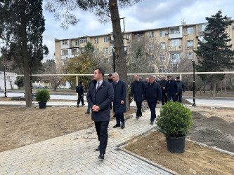 Rayon İcra Hakimiyyətinin başçısı Coşqun Cəbrayılov R.Rüstəmov küçəsi 72a ünvanına baxış keçirib - 17-12-2025