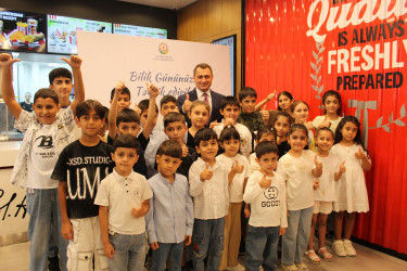 Nizami rayonunda şəhid və qazi övladları üçün Bilik Günü münasibətilə tədbir keçirilib - 13.09.2025