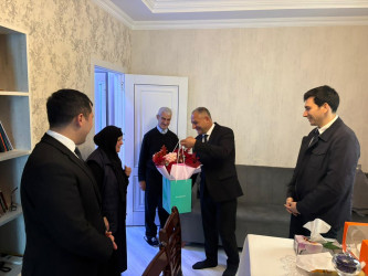 Vətən müharibəsi şəhidi Oktay Baxşəli oğlu Ağabəyovun ailəsi ziyarət olunub - 14.11.2025
