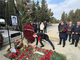 Qazaxıstanın Aktau şəhəri yaxınlığında AZAL-a məxsus sərnişin təyyarəsinin qəzasında həlak olanların xatirəsi anılıb - 02.02.2025