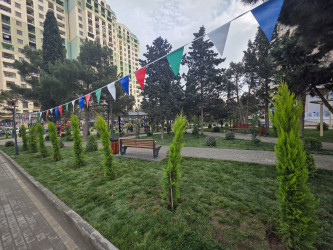 R.Rüstəmov küçəsi 72a ünvanında yeni park sakinlərin istifadəsinə verilib  - 23.12.2025
