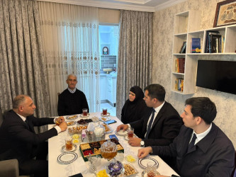 Vətən müharibəsi şəhidi Oktay Baxşəli oğlu Ağabəyovun ailəsi ziyarət olunub - 14.11.2025