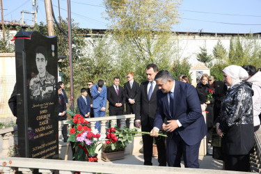 Şəhid Zakir Cəfərovun məzarı ziyarət edilib - 08.11.2025