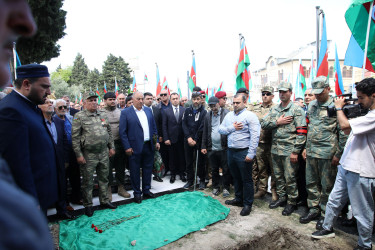 Birinci Qarabağ müharibəsi şəhidi Əliyar Ədalət oğlu Ələkbərov Keşlə Şəhidlər Xiyabanında dəfn mərasimi - 21.05.2024