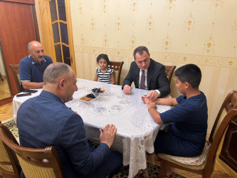 Şəhid Zalov Vidadi Nizami oğlunun ailəsi ziyarət edilib - 23.07.2025