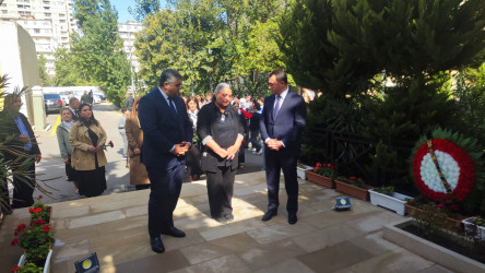 Vətən Müharibəsi şəhidi, mayor İlkin Cəfər oğlu Rzayevin xatirə kompleksi ziyarət edilib - 02.10.2025