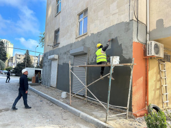 Nizami rayonunda təmir-bərpa işləri davam etdirilir - 15.04.2026