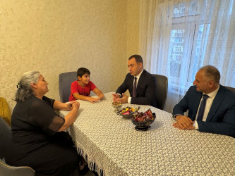 Vətən müharibəsi şəhidləri İlkin Rzayevin və Amid Heydərovun ailələri ziyarət edilib - 25.09.2026