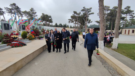 Vətən müharibəsi şəhidi Namiq Cavadovun məzarını ziyarət  - 26.10.2024