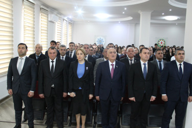 Nizami rayonunda 31 mart – Azərbaycanlıların Soyqırımı Günü ilə əlaqədar tədbir keçirilib