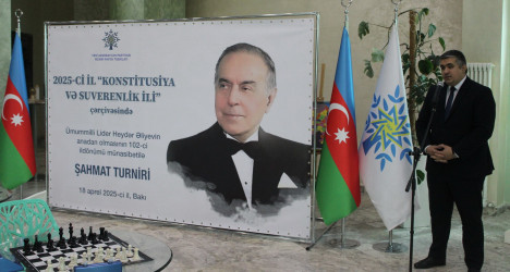 “Konstitusiya və Suverenlik İli” çərçivəsində şahmat turniri  - 18.04.2025