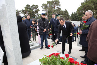 27 Sentyabr – Anım Günü ilə əlaqədar II Fəxri Xiyabanda şəhidlərin məzarları ziyarət edilib - 27.09.2025