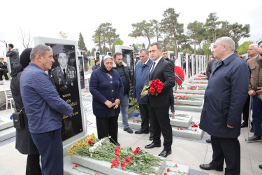 27 Sentyabr – Anım Günü ilə əlaqədar II Fəxri Xiyabanda şəhidlərin məzarları ziyarət edilib - 27.09.2025