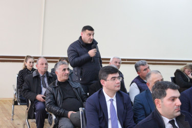 Rayon İcra Hakimiyyətinin başçısı sakinlərlə növbəti səyyar qəbul keçirib - 07.01.2026