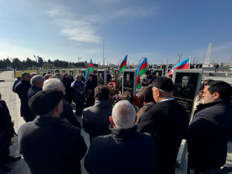 Vətən Müharibəsi Qəhrəmanı, baş leytenant Azad Arif oğlu Hümbətovun doğum günündə məzarı ziyarət edilib - 24.01.2026