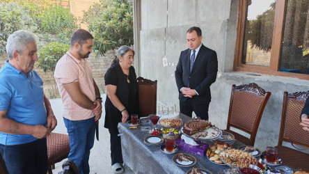 Vətən müharibəsi şəhidi leytenant Kənan Süleymanlının ailəsi ziyarət edilib - 17.08.2026