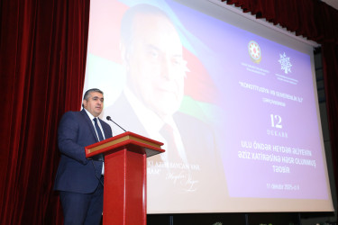 Nizami rayonunda Ulu Öndər Heydər Əliyevin Anım gününə həsr olunmuş tədbir keçirilib - 11.12.2025