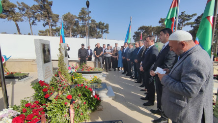 Vətən müharibəsi şəhidi kapitan Hətəmxan Quliyevin məzarının ziyarəti - 29.09.2024