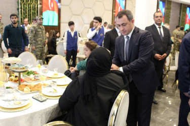 27 Sentyabr – Anım Günü ilə əlaqədar Nizami rayonunda ehsan süfrəsi təşkil edilib - 26.09.2025