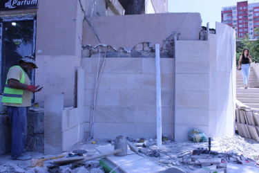 Nizami rayonunda küçə və prospektlər yuyulub, təmizlik işləri aparılıb - 12.07.2025