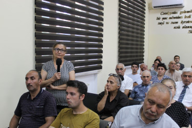 Nizami Rayon İcra Hakimiyyətinin başçısı Coşqun Cəbrayılov növbəti səyyar qəbul keçirib - 19.08.2026