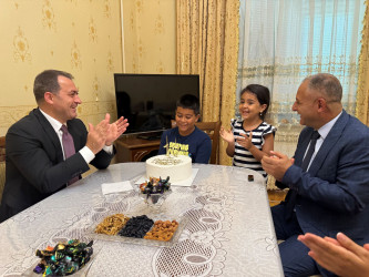 Şəhid Zalov Vidadi Nizami oğlunun ailəsi ziyarət edilib - 23.07.2025