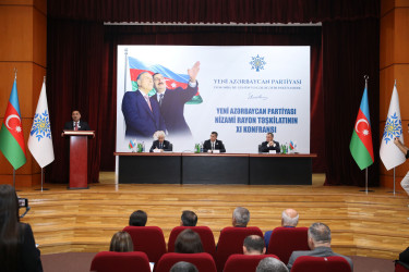 Yeni Azərbaycan Partiyasının Nizami rayon təşkilatının XI konfransı keçirilib - 14.09.2026