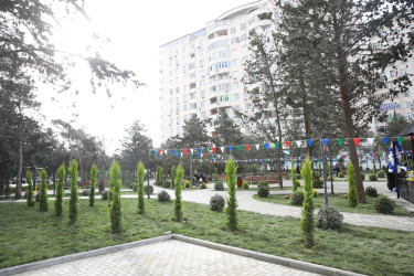 R.Rüstəmov küçəsi 72a ünvanında yeni park sakinlərin istifadəsinə verilib  - 23.12.2025