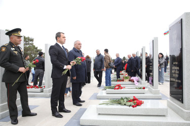 27 Sentyabr – Anım Günü ilə əlaqədar II Fəxri Xiyabanda şəhidlərin məzarları ziyarət edilib - 27.09.2025