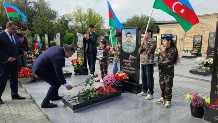 Vətən müharibəsi şəhidi Natiq Namiq oğlu Əhmədovun xatirəsi anılıb - 11.10.2025