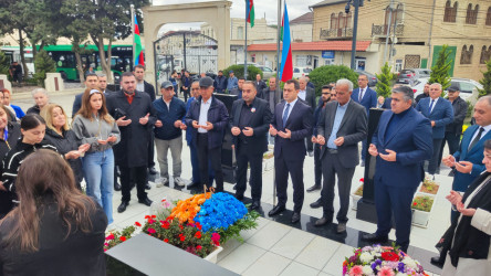 Vətən müharibəsi şəhidi Eltun Vüqar oğlu Qasımovun xatirəsi yad edilib - 18.10.2025