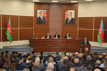 Nizami rayonunda 2025-2026-cı illərin qış mövsümünə hazırlıq və qarşıda duran vəzifələrlə bağlı müşavirə keçirilib - 14.11.2025
