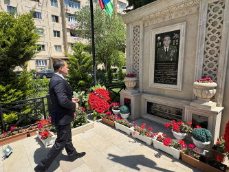 Vətən müharibəsi şəhidi, mayor Rzayev İlkin Cəfər oğlunun ailəsi ziyarət olunub - 21.05.2025