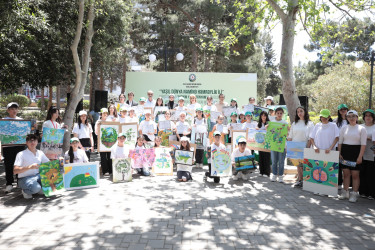 “Yaşıl dünya naminə həmrəylik ili” çərçivəsində rəsm müsabiqəsi  - 07.06.2024