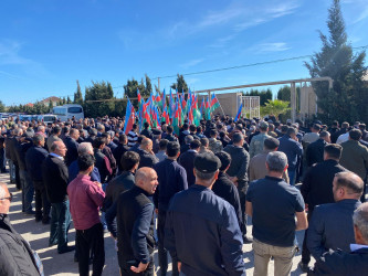 Birinci Qarabağ müharibəsi şəhidi Əliyev Mikayıl Atababa oğlu dəfn olunub - 31.10.2025