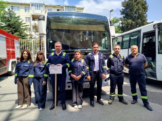 Nizami rayonunun Ərazi Mülki Müdafiə qüvvələri ilə xəbərdarlıq və toplanış məşqləri keçirilib - 25.05.2026