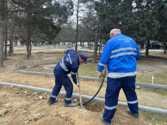 R.Rüstəmov küçəsi 72 ünvanında  təmir işlıəri