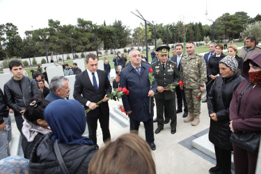 27 Sentyabr – Anım Günü ilə əlaqədar II Fəxri Xiyabanda şəhidlərin məzarları ziyarət edilib - 27.09.2025
