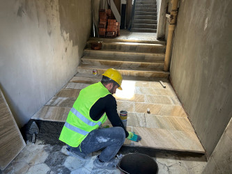 Nizami rayonunda təmir-bərpa işləri davam etdirilir - 15.04.2026