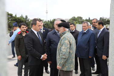 27 Sentyabr – Anım Günü ilə əlaqədar II Fəxri Xiyabanda şəhidlərin məzarları ziyarət edilib - 27.09.2025
