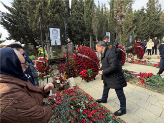 Qazaxıstanın Aktau şəhəri yaxınlığında AZAL-a məxsus sərnişin təyyarəsinin qəzasında həlak olanların xatirəsi anılıb - 02.02.2025