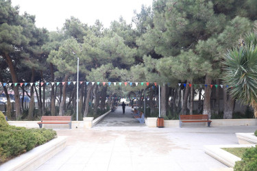 Nizami rayonu, Keşlə qəsəbəsinin parkı əsaslı təmirdən sonra sakinlərin istifadəsinə verildi - 14.02.2024
