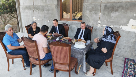 Vətən müharibəsi şəhidi leytenant Kənan Süleymanlının ailəsi ziyarət edilib - 17.08.2026