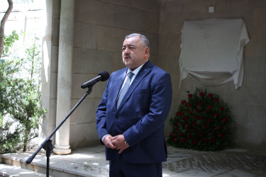 Nizami rayonunda Milli Qəhrəman İqor Kşnyakinin xatirə lövhəsinin açılışı olub - 02.06.2026