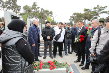 27 Sentyabr – Anım Günü ilə əlaqədar II Fəxri Xiyabanda şəhidlərin məzarları ziyarət edilib - 27.09.2025