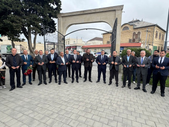 Vətən müharibəsi şəhidləri Alı Nofəl oğlu Həsənli və Rəfael Emin oğlu İbrahimovun məzarları ziyarət edilib - 21.10.2025