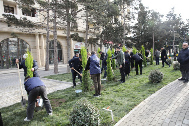 R.Rüstəmov küçəsi 72a ünvanında yeni park sakinlərin istifadəsinə verilib  - 23.12.2025